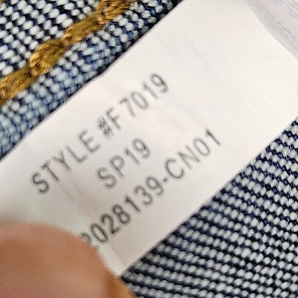 Madewell High-Rise Denim Short Glenoaks Wash Custom DIY Cutoffs 28 - Picture 9 of 10